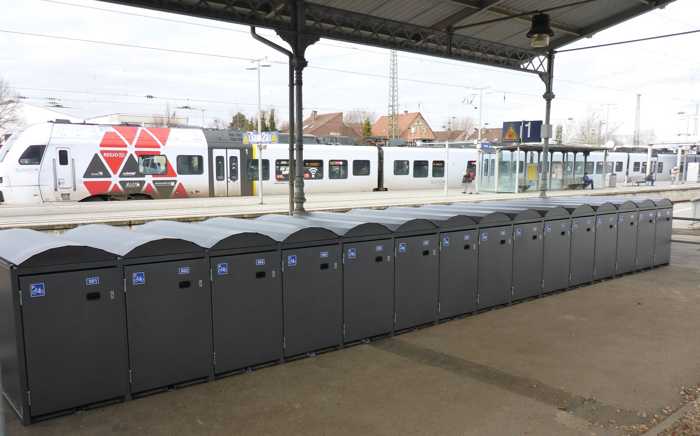 Fahrradboxen Schifferstadt Quelle: Stadt Schifferstadt