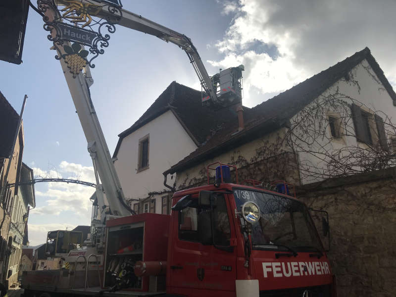 Einsatz in Gimmeldingen (Foto: Feuerwehr Neustadt)