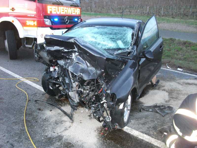 Schwerer Unfall © Feuerwehr Bad Kreuznach