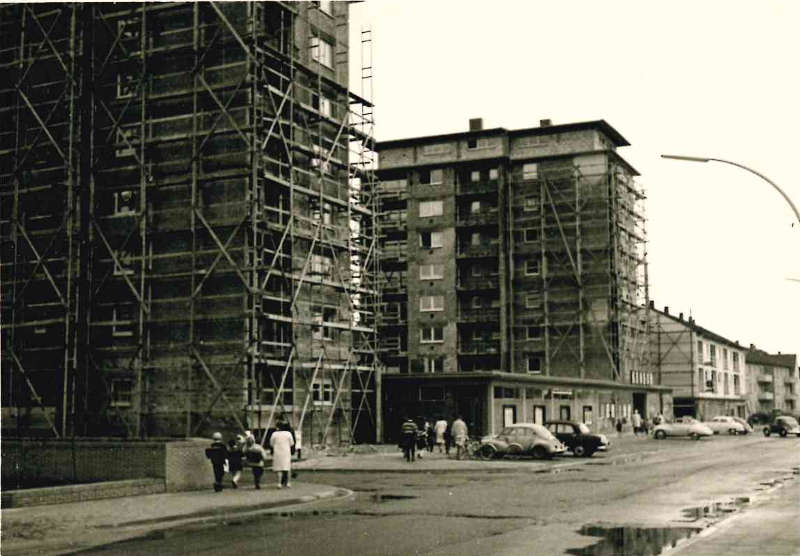 Spitalbachstraße 47-55, Frühjahr 1965 (Foto: WBG Neustadt)