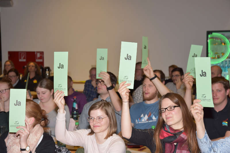 Mit überwältigender Mehrheit stimmte die Versammlung für die neue Geschäftsordnung. (Foto; LSB)