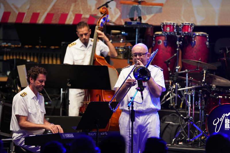 Frankfurt Musikmesse 2019 Big Band der Bundeswehr (Foto: Reinhard Schnell)
