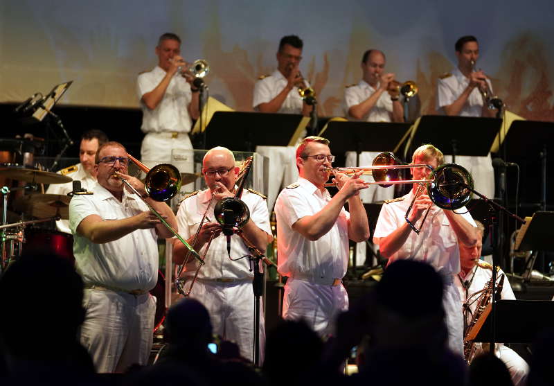 Frankfurt Musikmesse 2019 Big Band der Bundeswehr (Foto: Reinhard Schnell)