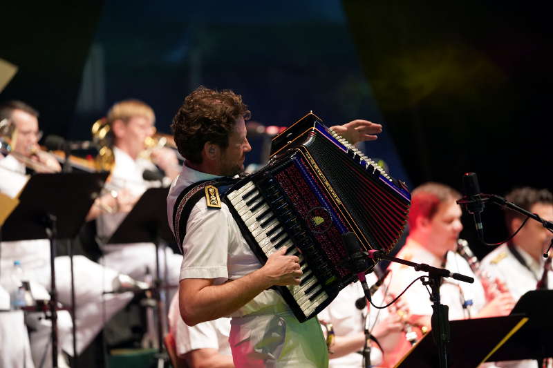 Frankfurt Musikmesse 2019 Big Band der Bundeswehr (Foto: Reinhard Schnell)