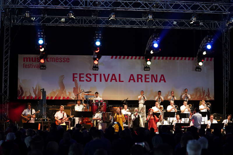 Frankfurt Musikmesse 2019 Big Band der Bundeswehr (Foto: Reinhard Schnell)