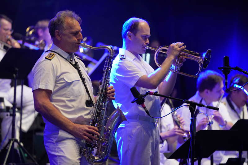 Frankfurt Musikmesse 2019 Big Band der Bundeswehr (Foto: Reinhard Schnell)