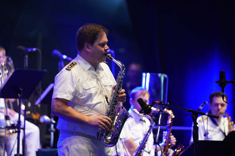 Frankfurt Musikmesse 2019 Big Band der Bundeswehr (Foto: Reinhard Schnell)