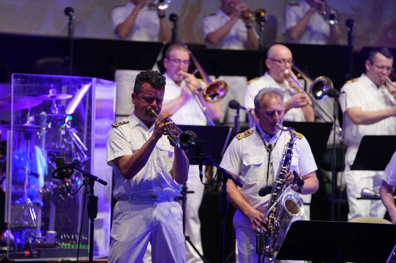 Frankfurt Musikmesse 2019 Big Band der Bundeswehr (Foto: Reinhard Schnell)