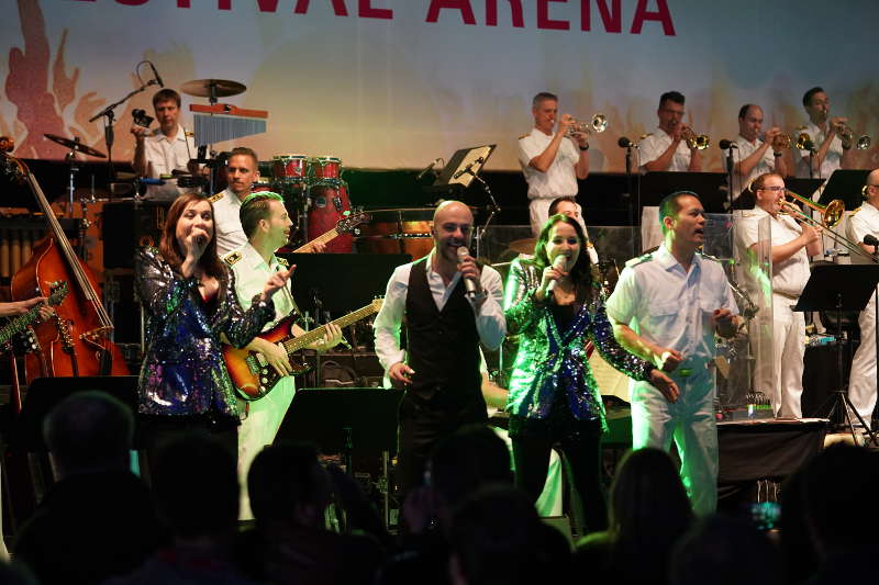Frankfurt Musikmesse 2019 Big Band der Bundeswehr (Foto: Reinhard Schnell)