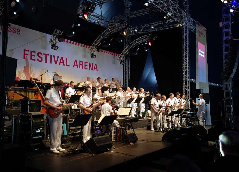 Frankfurt Musikmesse 2019 Big Band der Bundeswehr (Foto: Reinhard Schnell)