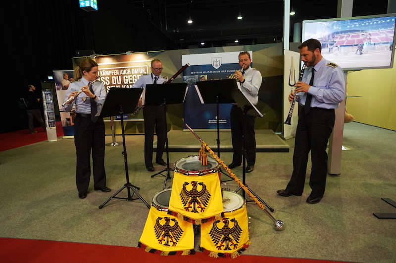 Frankfurt Musikmesse 2019 Big Band der Bundeswehr (Foto: Reinhard Schnell)