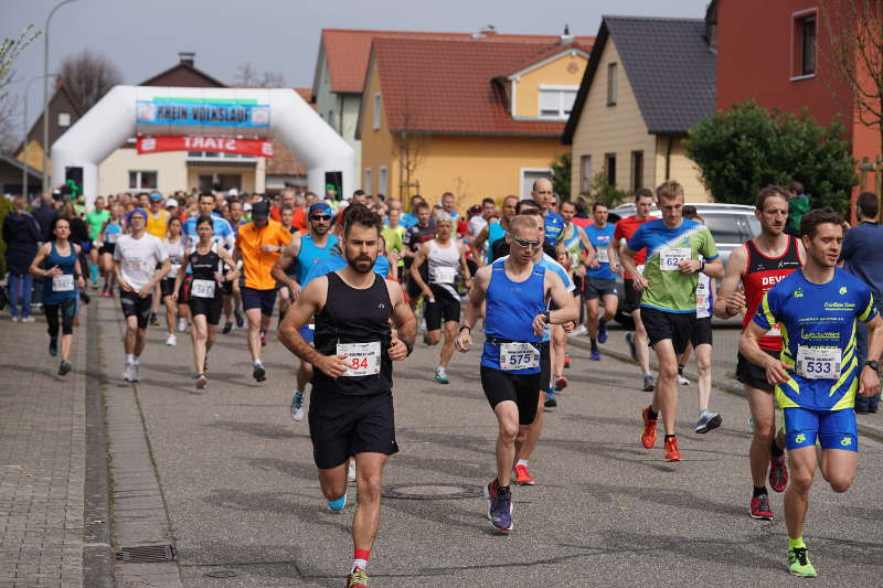 Wörth Maximiliansau Rhein-Volkslauf 2019 (Foto: Holger Knecht)