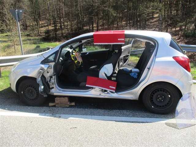 Schwerer Verkehrsunfall am Stoppschild