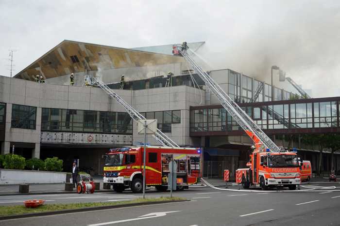 Feuerwehr Mainz: Dachbrand © Stadtverwaltung Mainz