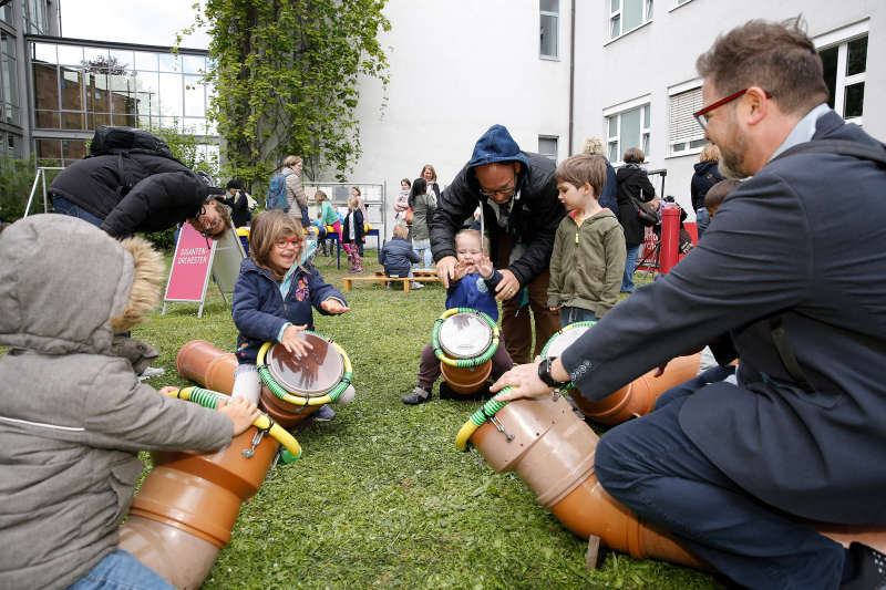 Klangspiele auf dem hr-Gelände bei Backstage für alle! 2019 (Foto: hr/Sebastian Reimold)