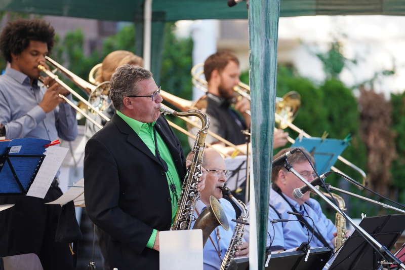 Neustadt Heim'sche Privat-Sektkellerei Blue note BIG BAND (Foto: Reinhard Schnell)