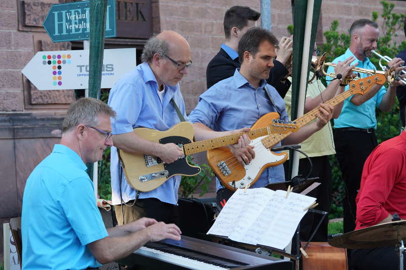Neustadt Heim'sche Privat-Sektkellerei Blue note BIG BAND (Foto: Reinhard Schnell)