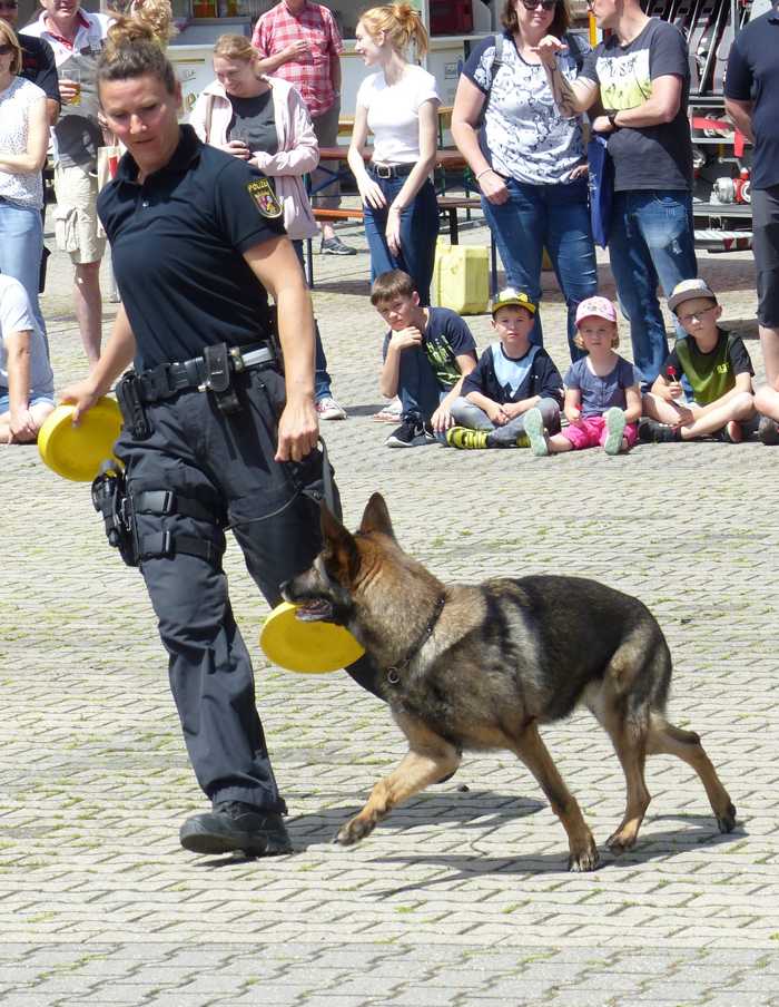 Polizeiwache Wörrstadt - Tag der offenen Tür - Hundestaffel
