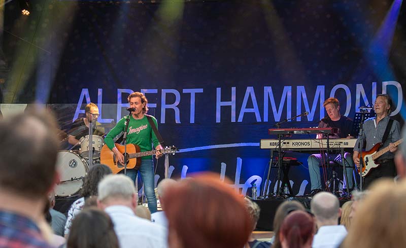 Neuleininger Burgsommer Albert Hammond 2019 (Foto: Helmut Dell)