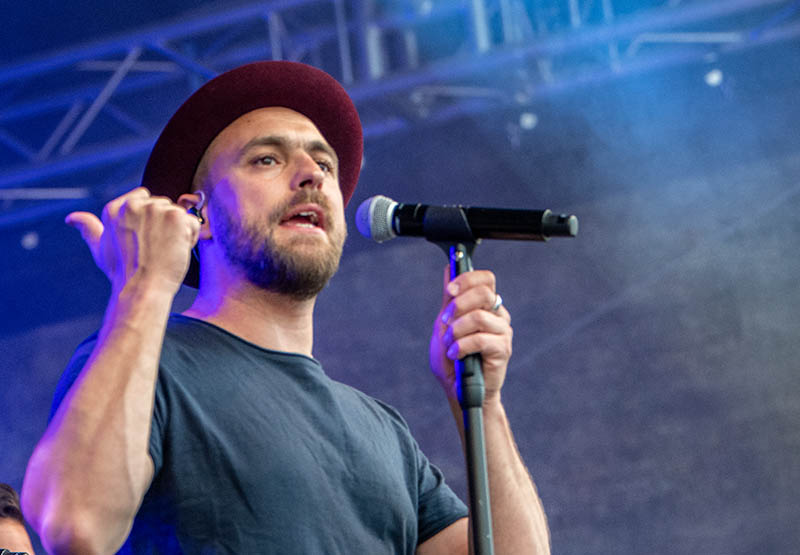 Neuleiningen Burgsommer 2019 Max Mutzke (Foto: Helmut Dell)