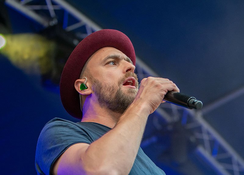 Neuleiningen Burgsommer 2019 Max Mutzke (Foto: Helmut Dell)