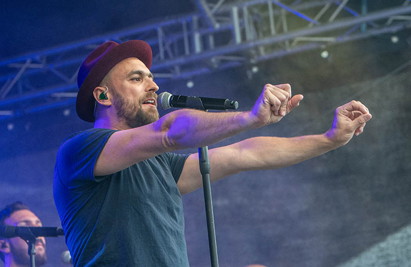 Neuleiningen Burgsommer 2019 Max Mutzke (Foto: Helmut Dell)