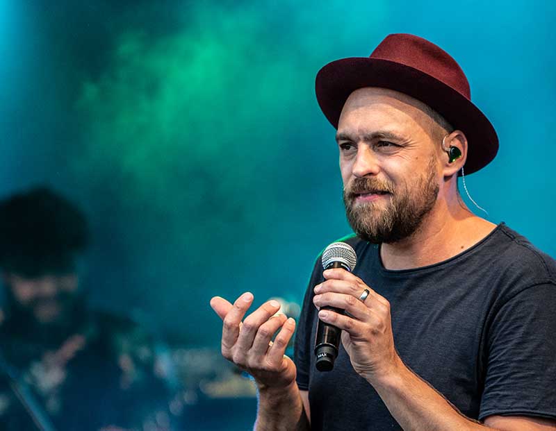 Neuleiningen Burgsommer 2019 Max Mutzke (Foto: Helmut Dell)