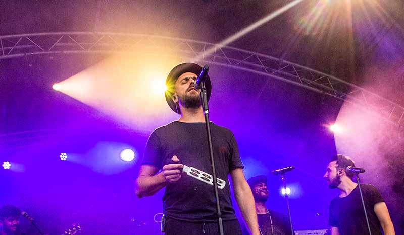 Neuleiningen Burgsommer 2019 Max Mutzke (Foto: Helmut Dell)