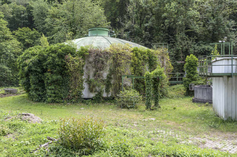 Stillgelegt und neu besiedelt: Kläranlage einer ehemaligen Papierfabrik (Foto: Klaus D. Litzel)