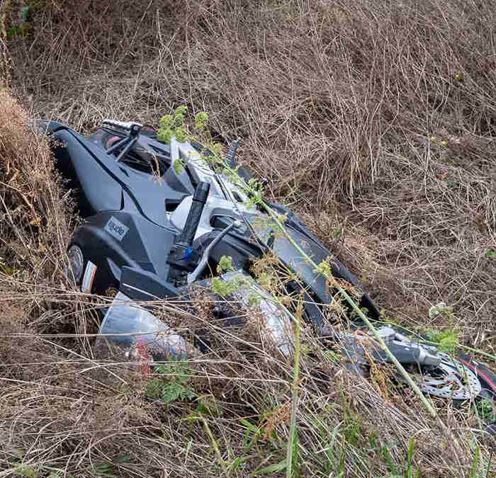 Dreisen Marnheim Verkehrsunfall (Foto: Helmut Dell)