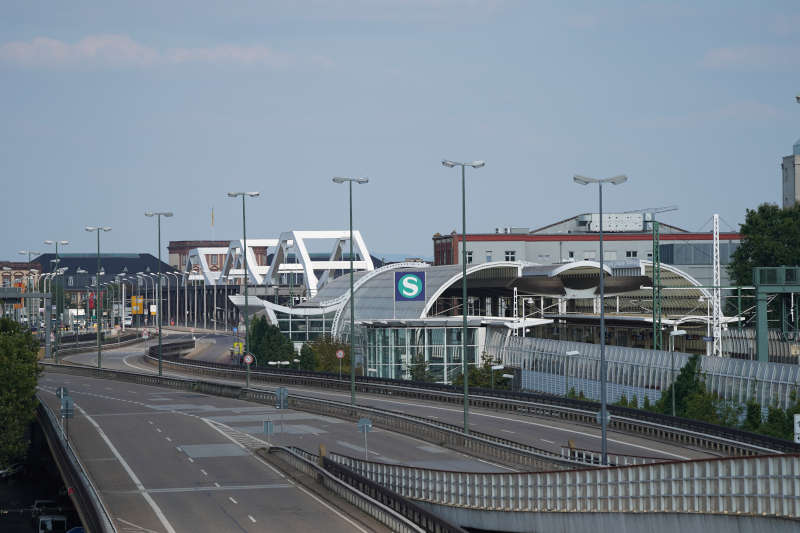 Ludwigshafen Hochstraße Süd Sperrung (Foto: Reinhard Schnell)