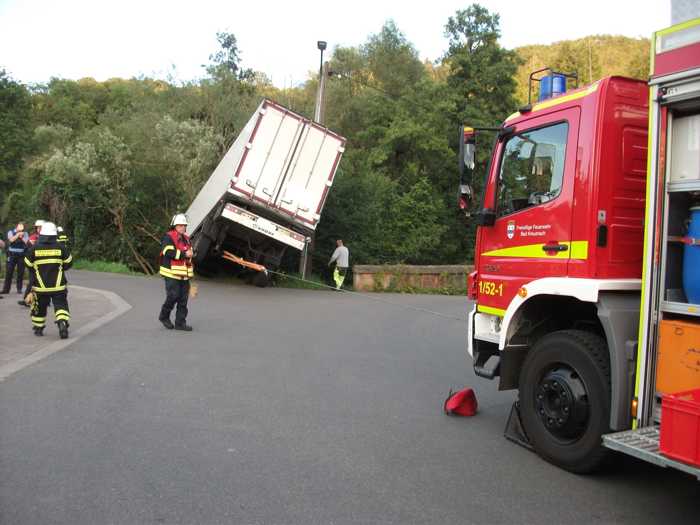 LKW-Unfall 3 © Freiwillige Feuerwehr Bad Kreuznach