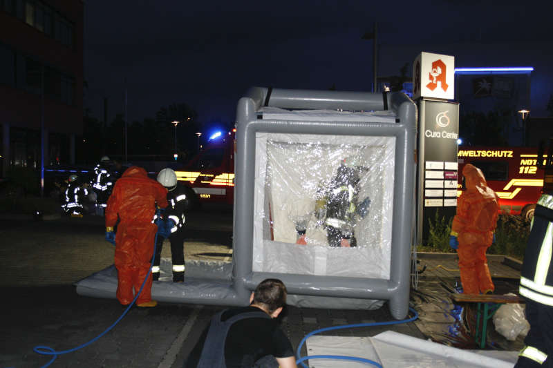 Dekontamination (Foto: Feuerwehr Speyer)