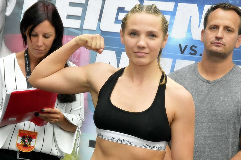 Ludwigshafen Sauerland-Boxgala 2019 Wiegen (Foto: LT)