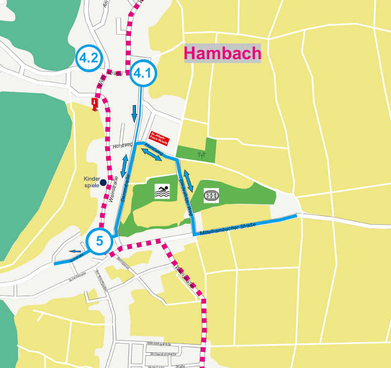 Weinstraßentag - Plan (Quelle: Stadtverwaltung Neustadt)