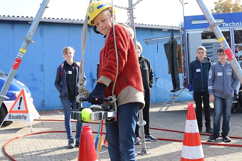 Maus-Türöffner-Tag 2019 beim THW Ortsverband Speyer (Foto: THW Speyer/Christopher Sohn)