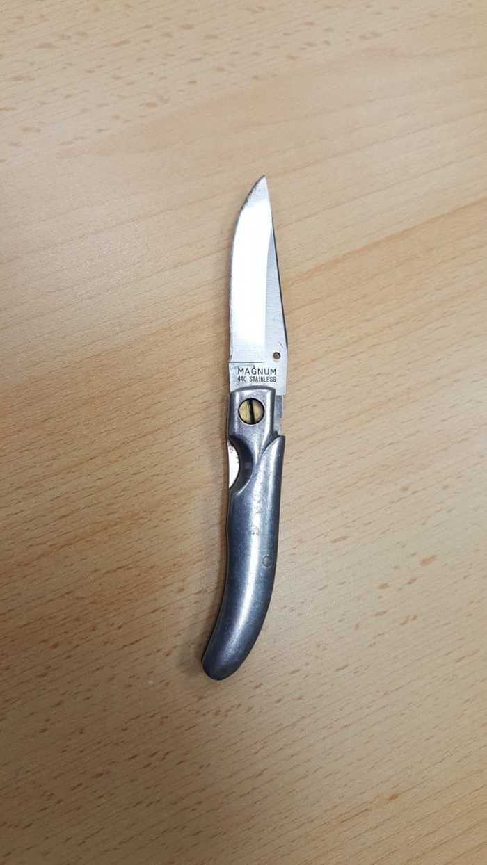 sichergestellte Messer