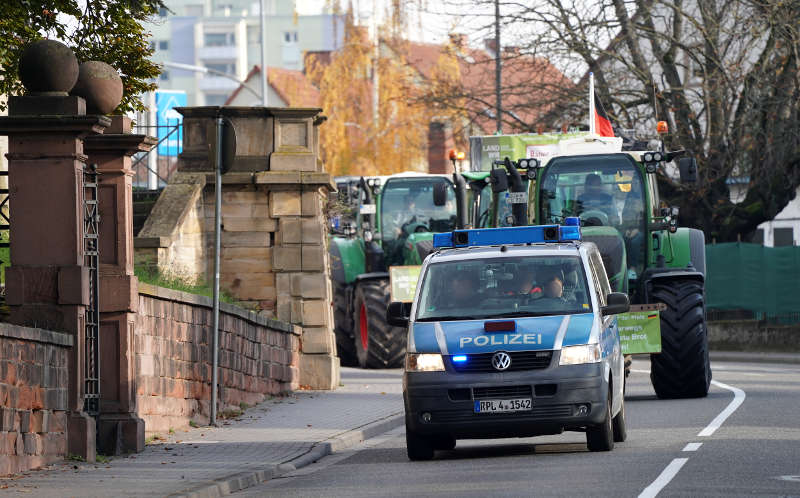 Neustadt Traktor Demo 2019 (Foto: Reinhard Schnell)