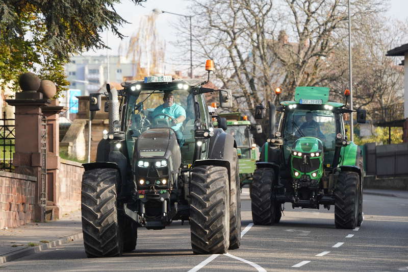 Neustadt Traktor Demo 2019 (Foto: Reinhard Schnell)