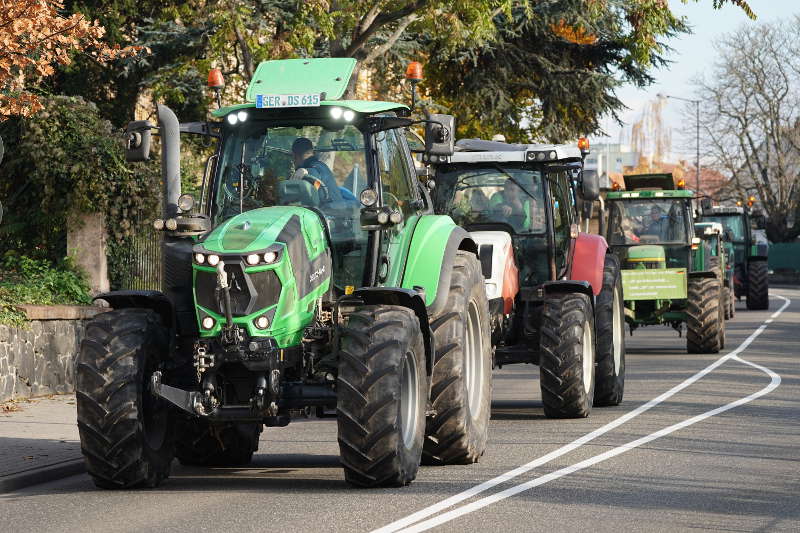 Neustadt Traktor Demo 2019 (Foto: Reinhard Schnell)