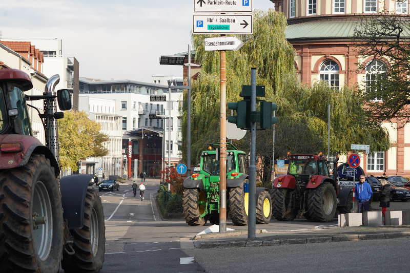 Neustadt Traktor Demo 2019 (Foto: Reinhard Schnell)