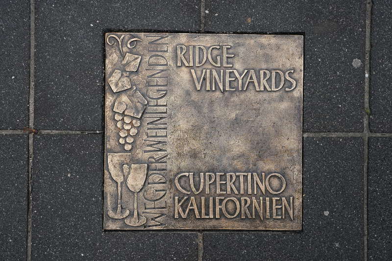 Weg der Weinlegenden Weingut Huber und Ridge Vineyards (Foto: Reinhard Schnell)