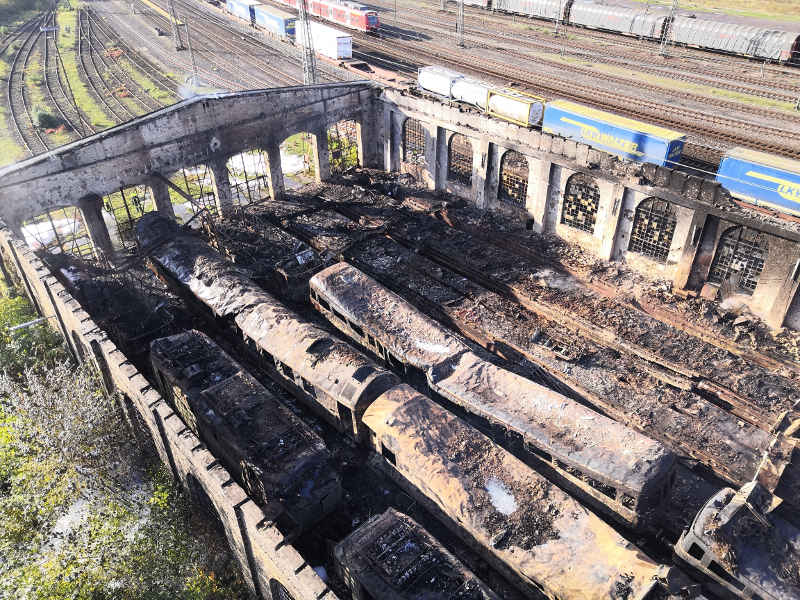 Am nächsten Morgen zeigte sich das wahre Ausmaß (Foto: Stadtverwaltung Worms)