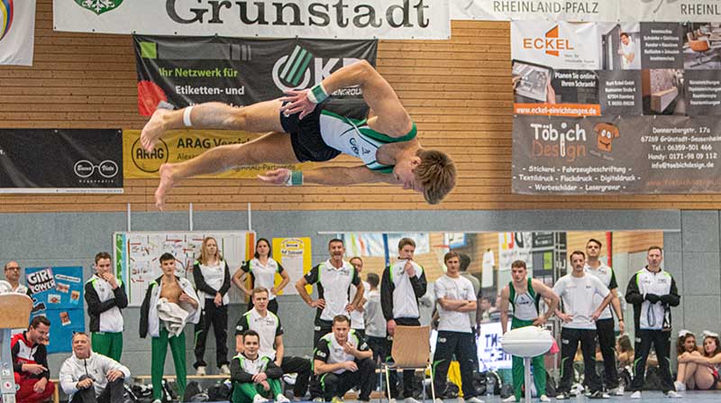 TSG Grünstadt Kunstturnen Bundesliga (Foto: Helmut Dell)