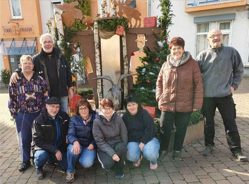 Der Winterbrunnen 2019 (Foto: FWG Lambrecht)