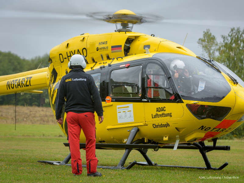 Im Einsatz: "Christoph 66" / Westpfalz: Schon mehr als 300 Notfalleinsätze von "Christoph 66" (Foto: obs/ADAC SE/_Tobias Klein)