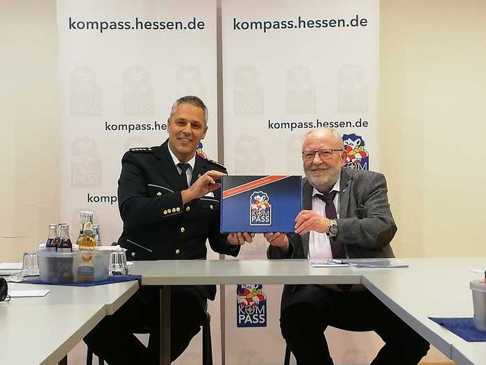 Leitender Polizeidirektor Jürgen Fehler (li.) und Bürgermeister Roland Weiß (re.)