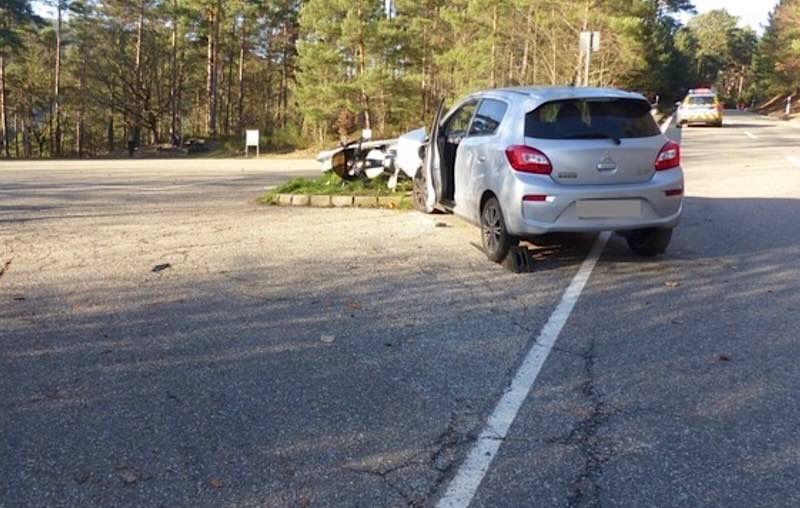 Die Unfallstelle (Foto: Polizei RLP)