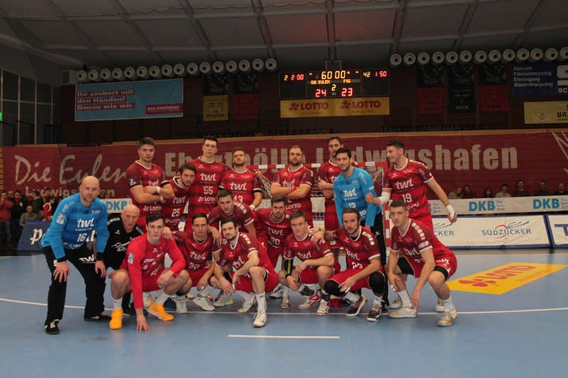 Die Handballer der Eulen Ludwigshafen bestreiten am 9. Januar ein Benfizspiel in Hockenheim (Foto: Michael Sonnick)