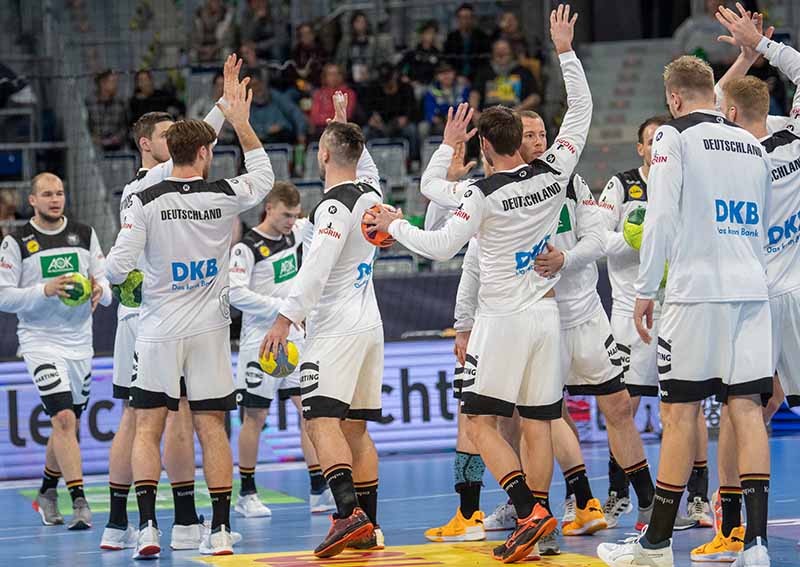 Mannheim Handball Nationalmannschaft Deutschland Island (Foto: Helmut Dell)